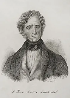Progressive Prints: Juan Alvarez de Mendizabal (1790-1853). Spanish politician