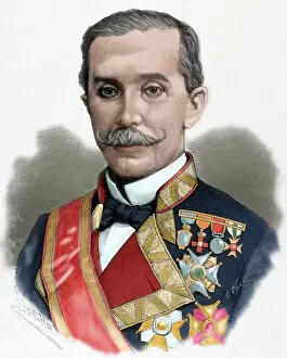 Images Dated 23rd December 2012: Juan Bautista Antequera Bobadilla (1824-1890). Colored engra