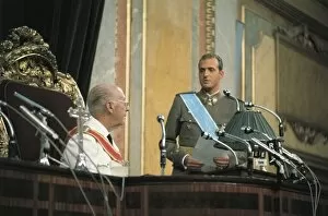 Franco Gallery: Juan Carlos I. Succession of Franco, 1969