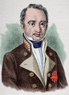 Images Dated 17th January 2013: Juan Claros. 18th century. Engraving. Colored