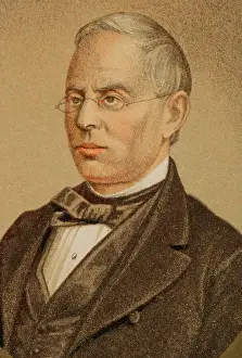 Philologist Prints: Juan Eugenio Hartzenbusch Martinez - Spanish writer