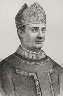 Llanta Prints: Juan de Morales (d.1357). Castilian religious. Portrait
