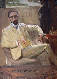 Santillana Collection: Juan Ramon Jimenez. Portrait