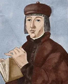 Libro Prints: Juan Ruiz (ca. 1283-ca. 1350), known as the Archpriest of Hit