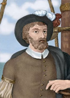 Guipuzcoa Collection: Juan Sebastian Elcano (1476-1526). Spanish explorer