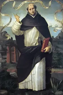 Vincent Prints: JUANES, Juan de (1523-1579). Saint Vincent Ferrer
