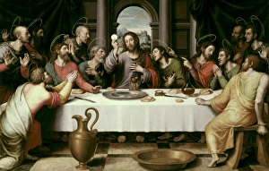 Masculine Collection: JUANES, Juan de (1523-1579). The Last Supper