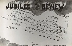 Minesweepers Prints: Jubilee Review layout, Portsmouth Harbour