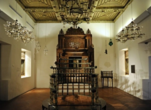 Images Dated 4th January 2014: Judaism. Synagogue of Kadavumbagam in the town of Cochin, In