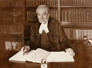 Desk Prints: Judge Bacon at his desk