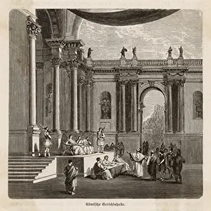 Judicial hearing in Ancient Rome