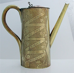 Images Dated 13th June 2008: Jug - Souvenir of the Somme, 1915, 1916, 1917