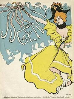 Images Dated 28th September 2012: Jugend front cover, woman in a yellow dress