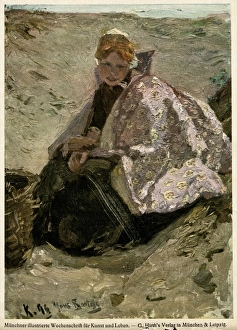 Images Dated 28th September 2012: Jugend front cover, young woman in the countryside