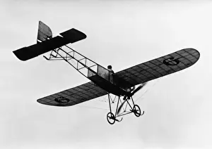 Soulnier Prints: Jules Vedrines Flying a Morane-Soulnier Monoplane a Dist?