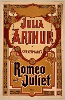 Romeo Collection: Julia Arthur in Shakespeares Romeo and Juliet