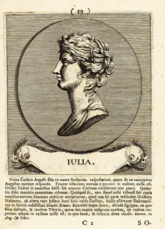 Gods And Heroes Prints: Julia the Elder, wife of Emperor Tiberius