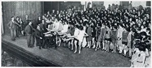 Images Dated 19th November 2019: Julian Wylie auditioning chorus girls, London Hippodrome