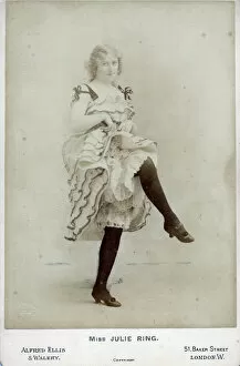 MonoMania Images Gallery: Julie Ring music hall dancer