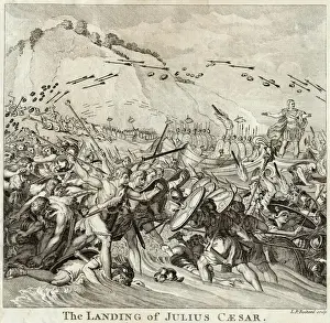 Julius Caesars first attempt to invade Britain