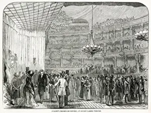 Performances Prints: Julliens Promenade Concert, at Covent Garden Theatre, London Date: 1845