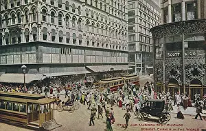 Madison Prints: Junction of State and Madison Streets - Chicago, USA