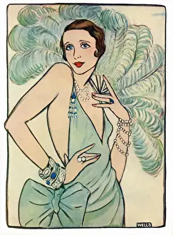 June in Bejewelled and Feathered Mood