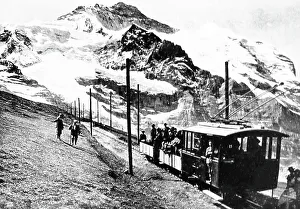 Bahn Prints: Jungfrau railway, Switzerland, early 1900s