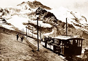 Jungfrau railway, Switzerland, early 1900s
