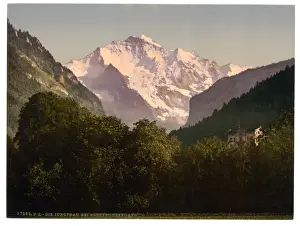 Sun Set Prints: Jungfrau, at sunset, Bernese Oberland, Switzerland