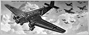 Diagram Collection: Junkers 52 Aircraft; Second World War, 1940