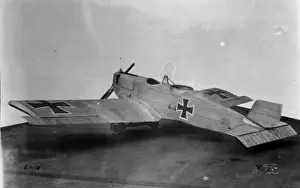 Crosses Prints: Junkers J8 two-seat German prototype fighter plane