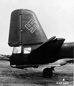 Junkers Prints: Junkers Ju 188G tail unit in close up