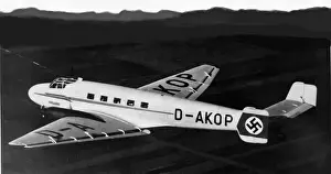 Junkers Prints: Junkers Ju 86 (aft) aloft of D-AKOP