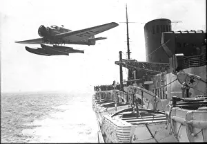Junkers Ju46 of Lufthansa shortly after being catapulted