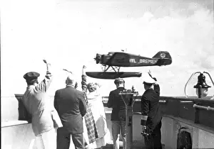 Shortly Prints: Junkers Ju46 of Lufthansa shortly after being catapulted