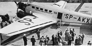 Ju52 Prints: Junkers Ju52 / 3m SP-AKX of LOT