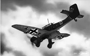 Junkers Ju87B Stuka in the dive