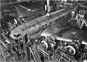 Preussen Prints: Junkers Ju90V6 D-AEDS Preussen during production