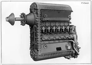 Junkers Prints: Junkers Jumo 204 CI 6-cyl vertically opposed piston engine