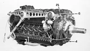 Junkers Jumo 211A inverted V-12 engine