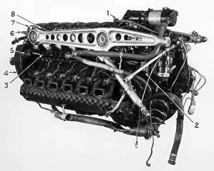 Junkers Jumo 211A inverted V-12 engine