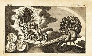 Roman Myth Prints: Juno, Roman goddess of marriage and queen of the gods