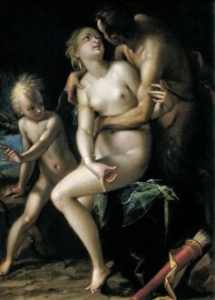 Amor Gallery: Jupiter, Antiope and Cupid (Jupiter, Antiope