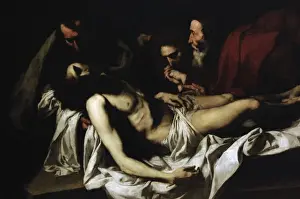Louvre Prints: Jusepe de Ribera (1591-1652). The Deposition. 1620