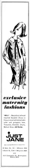 Pregnancy Prints: Just Jane maternity fashion 1965