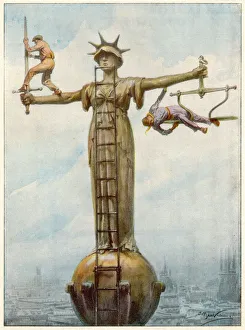Allegory Gallery: JUSTICE CLEANED UP