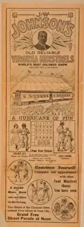 Minstrels Prints: JW Johnsons Old Reliable Virginia Minstrels worlds best co