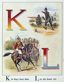 Images Dated 18th November 2013: K for Kings Royal Rifles L for Life Guards (1st)