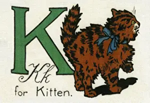 Kiddiewiddies Prints: K for Kitten